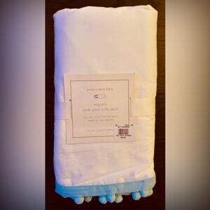New Pottery Barn Baby crib skirt